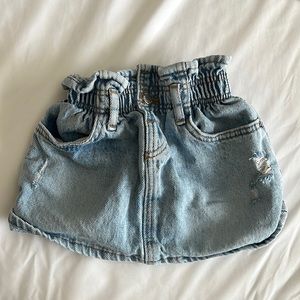 Zara girls Jean skirt 18-24 months